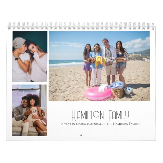 Uw familie foto maand per maand gepersonaliseerd kalender (Hoes)