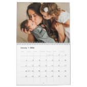 Uw familie foto maand per maand gepersonaliseerd kalender (Jan 2026)