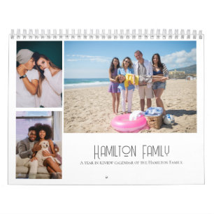 Uw familie foto maand per maand gepersonaliseerd kalender