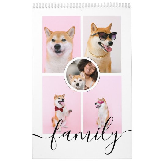 Uw familie foto maand per maand gepersonaliseerd kalender (Hoes)