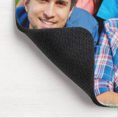 Uw familie Foto & Name Mousepad L Muismat (Hoek)