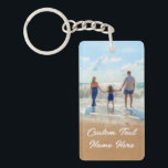 Uw Familie Foto Sleutelhanger Gift met Aangepaste<br><div class="desc">Aangepaste foto en tekst Sleutelhangers - Unique Your Own Design - Gepersonaliseerde familie / vrienden of persoonlijke Sleutelhanger geschenk - Voeg Jouw tekst en foto toe - Formaat wijzigen en verplaatsen met aanpassingstool! Kies lettertype / grootte / kleur! Veel succes - wees gelukkig :)</div>