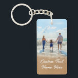 Uw Familie Foto Sleutelhanger Gift met Aangepaste<br><div class="desc">Aangepaste foto en tekst Sleutelhangers - Unique Your Own Design - Gepersonaliseerde familie / vrienden of persoonlijke Sleutelhanger geschenk - Voeg Jouw tekst en foto toe - Formaat wijzigen en verplaatsen met aanpassingstool! Kies lettertype / grootte / kleur! Veel succes - wees gelukkig :)</div>