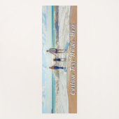 Uw Familie Foto Yoga Mat Gift met aangepaste tekst (Voorkant)