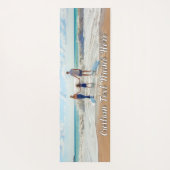 Uw Familie Foto Yoga Mat Gift met aangepaste tekst (Achterkant)