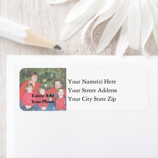 Uw familie Kerstmis Etiket (Insitu)