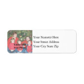 Uw familie Kerstmis Etiket (Voorkant)