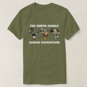 Uw familie Safari Expeditie Collage Trio T-shirt