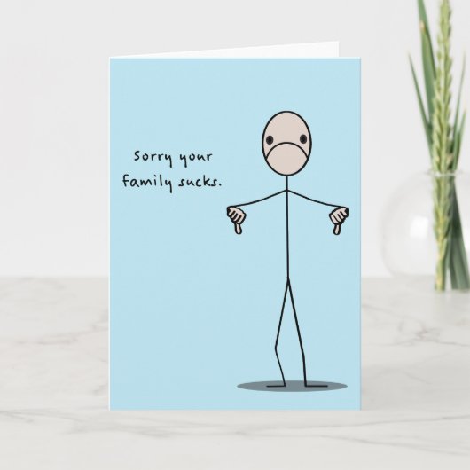 Uw Familie zuigt Kaart (Voorkant)