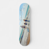 Uw familiefoto-skateboard met aangepaste tekst persoonlijk skateboard (Voorkant)