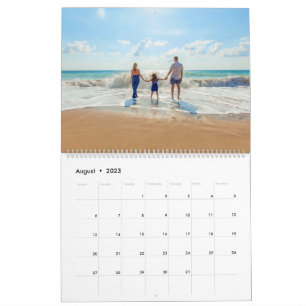 Uw familiefotocalender Geschenk gepersonaliseerde Kalender