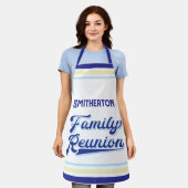 Uw familienaam Monogrammed Reunion Schort (Gedragen)