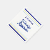 Uw familienaam Monogrammed Reunion Servet (Hoek)