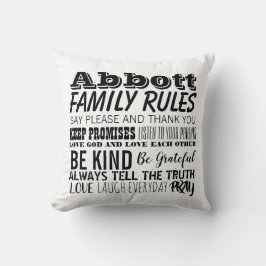 Uw familienamen en vaste datum kussen