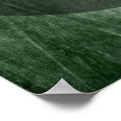 Uw favoriete Citaat Donkere Groene Boomstam op Cir Poster (Hoek)