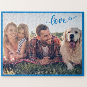 Uw favoriete familiefoto met liefde legpuzzel