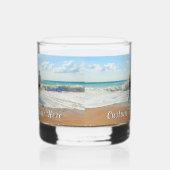 Uw favoriete foto Aangepaste tekstnaam Gepersonali Whisky Glas (Links)