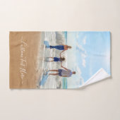 Uw favoriete foto badhanddoeken met aangepaste tek bad handdoek (Handdoek)