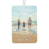 Uw favoriete foto luchtverfrisser met aangepaste t (Achterkant)