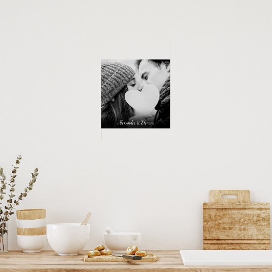 Uw favoriete foto script namen poster (Keuken)