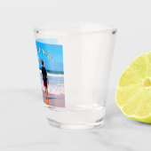 Uw favoriete foto Shot Glass Gift aangepaste tekst Glas (Rechts)