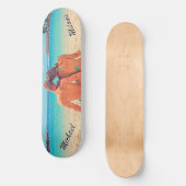 Uw favoriete foto skateboard met aangepaste naam (Voorkant)