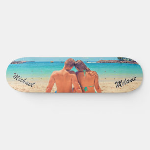 Uw favoriete foto skateboard met aangepaste naam