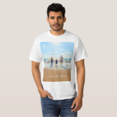 Uw favoriete foto T-shirt met aangepaste tekst (Voorkant volledig)