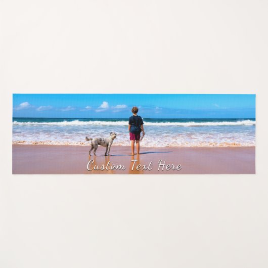 Uw favoriete foto Yoga Mat Gift met aangepaste tek (Voorkant (horizontaal))
