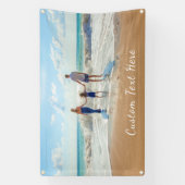 Uw favoriete fotobanner met aangepaste tekst spandoek (Verticaal)