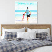 Uw favoriete fotocanvas met aangepaste tekst canvas afdruk (Insitu (Slaapkamer))