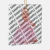 Uw favoriete fotokeramische versiering keramisch ornament (Rechts)