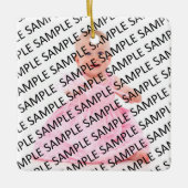 Uw favoriete fotokeramische versiering keramisch ornament (Voorkant)