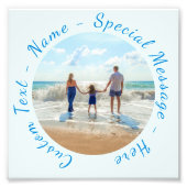 Uw favoriete fotoprint met aangepaste tekst foto afdruk (Voorkant)