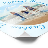 Uw favoriete fotoprint met aangepaste tekst foto afdruk (Hoek)