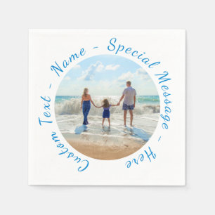 Uw favoriete fotoservetten met aangepaste tekst servet