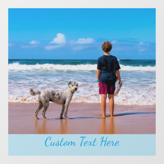 Uw favoriete fotovenster plakken met aangepaste te raamsticker (Vel)