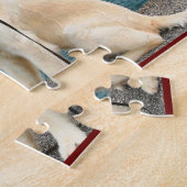 Uw favoriete huisdier foto met liefde legpuzzel (Zijkant)