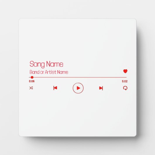 Uw favoriete muziek  fotoplaat (Voorkant)