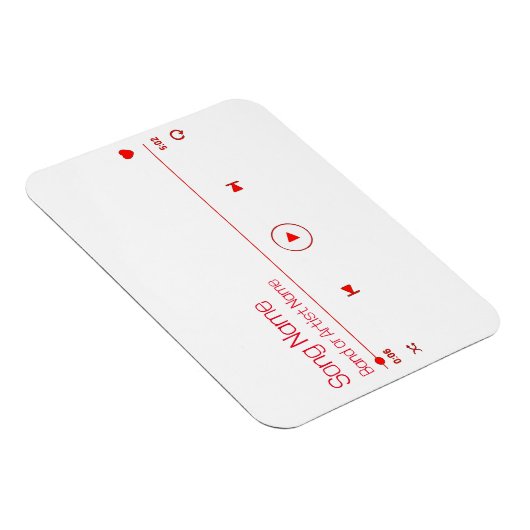 Uw favoriete muziek magneet (Rechterzijde)