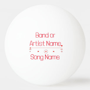Uw favoriete muziek pingpongbal