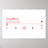 Uw favoriete muziek  poster (Voorkant)