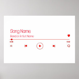 Uw favoriete muziek poster