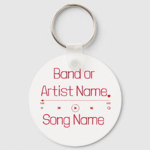 Uw favoriete muziek sleutelhanger