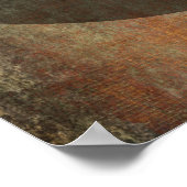 Uw favoriete offerte over roet en bruine grunge poster (Hoek)