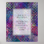 Uw favoriete prijsopgave op kleurrijk digitaal Abs Poster (Voorkant)