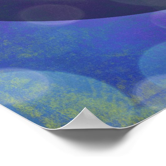 Uw favoriete prijsopgave voor helder blauw uiteind poster (Hoek)