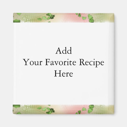 Uw favoriete receptenmagneet magneet (Voorkant)