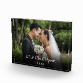 Uw favoriete trouwfoto Script Naam Datum Fotoblokken (Rechts)