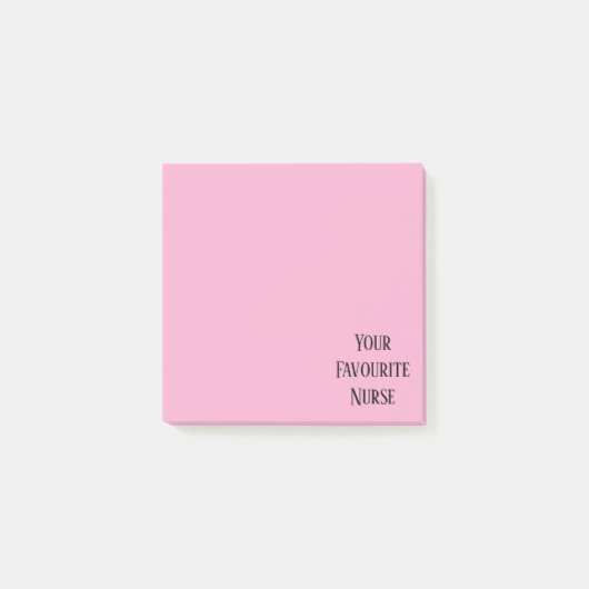 Uw favoriete verpleegkundige post-it notitie post-it® notes (Voorkant)